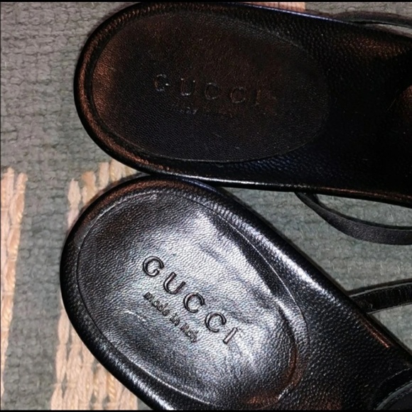 Gucci Leather Heeled Sandals - Picture 3 of 6